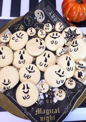 ハロウィン★まん丸おばけクッキー-レシピのメイン写真