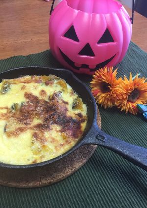 ハロウィンにも！クイックカボチャグラタン-レシピのメイン写真