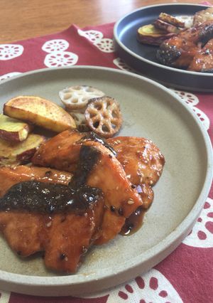 ブリだけじゃない！秋鮭の照り焼き-レシピのメイン写真
