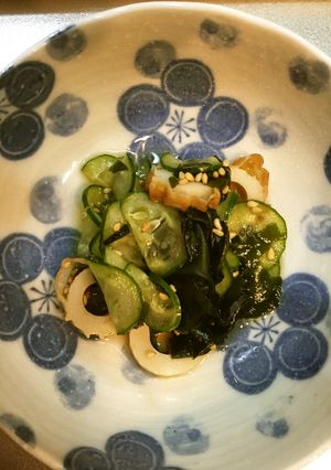 【酸味控えめ】きゅうりとわかめの酢の物-レシピのメイン写真