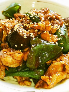 豚こま肉となすとピーマンの味噌炒め-レシピのメイン写真
