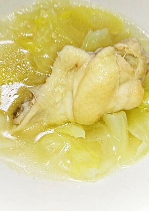 鶏手羽元とキャベツのあっさり生姜スープ-レシピのメイン写真
