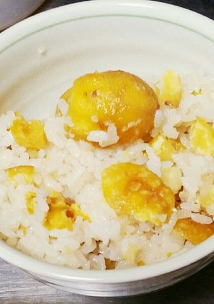 もちもちっとした栗御飯-レシピのメイン写真