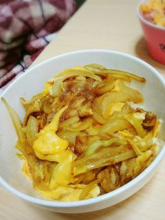 麩と玉ねぎのヘルシー卵とじ-レシピのメイン写真