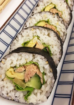 自慢の酢飯でサラダ巻き(太巻き)-レシピのメイン写真