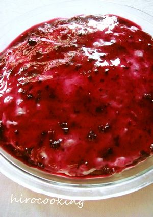ヨーグルトのべリ—スコップケーキ-レシピのメイン写真