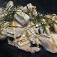 鶏胸肉の味噌マヨソース
