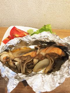 超カンタン!鮭のホイル焼き-レシピのメイン写真