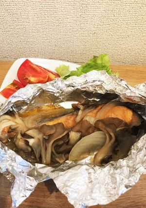 超カンタン！鮭のホイル焼き-レシピのメイン写真
