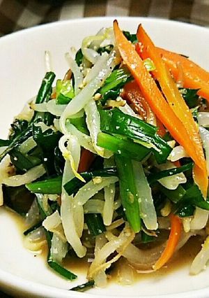 美味しい!もやしとニラナムル♪-レシピのメイン写真