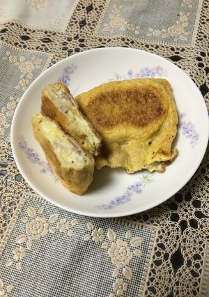 きつねカルボナーラ-レシピのメイン写真