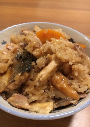 絶品！サンマの蒲焼きとキノコの混ぜご飯-レシピのメイン写真