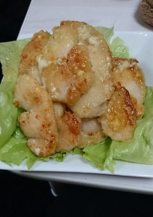 鶏胸肉のマヨ柚子胡椒和え-レシピのメイン写真