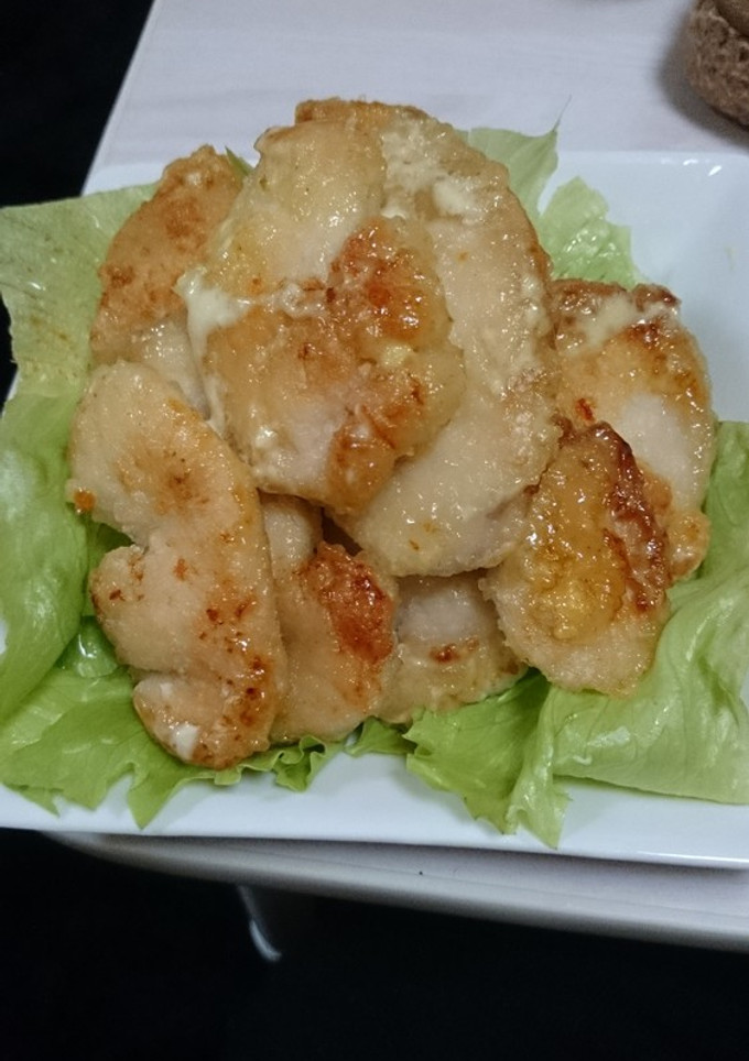 鶏胸肉のマヨ柚子胡椒和え-レシピのメイン写真