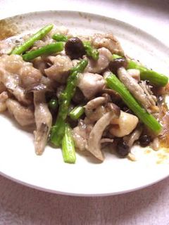 アスパラと鶏むねの中華炒め-レシピのメイン写真