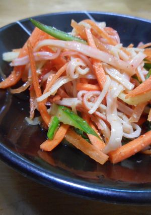 かにかまぼこと野菜の和え物-レシピのメイン写真
