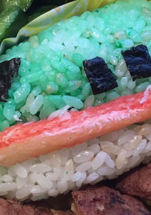 キャラ弁★新幹線はやぶさ-レシピのメイン写真