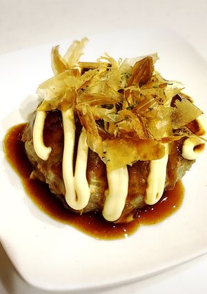 お好み焼き風ハンバーグ♫-レシピのメイン写真