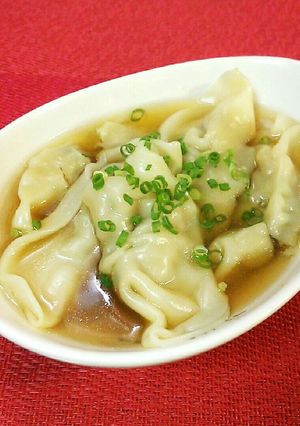 うどんスープde超簡単♡餃子スープ♪-レシピのメイン写真