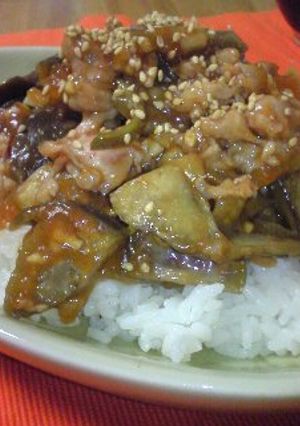 楽チンっ！なす豚丼☆-レシピのメイン写真