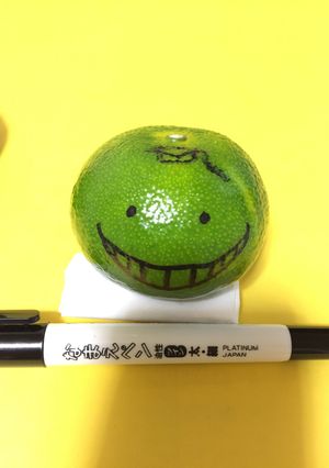 簡単キャラ弁！殺せんせー ハロウィンにも-レシピのメイン写真