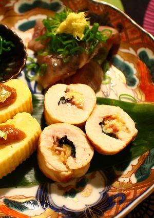 糖質制限★鶏むね肉の梅チーズロール-レシピのメイン写真