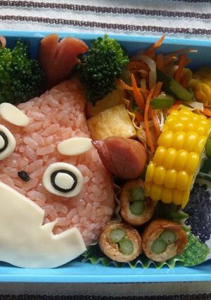 モンスト☆オラゴン☆簡単 キャラ弁☆-レシピのメイン写真