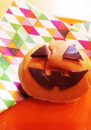 スライス生チョコで☆簡単ハロウィンパン-レシピのメイン写真
