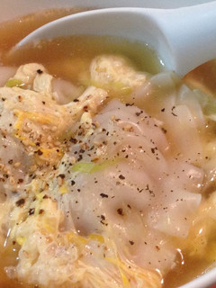 超簡単!ごま油香る餃子スープ-レシピのメイン写真
