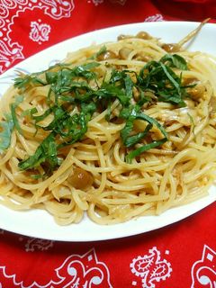 ☆ナメコとキムチの和風スパ☆-レシピのメイン写真