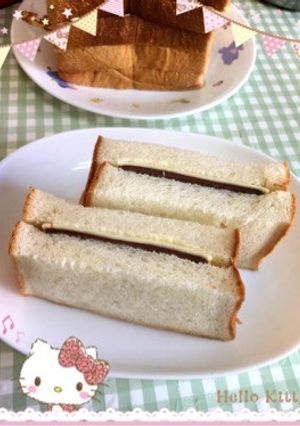おやつ系サンドイッチ〜(o˘◡˘o)♡-レシピのメイン写真