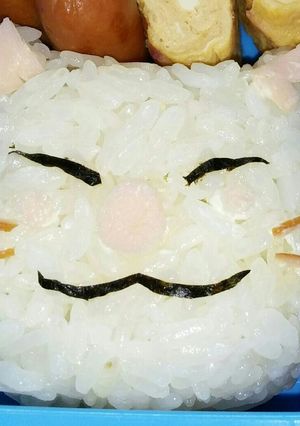妖怪ウォッチ　キャラ弁　モーグリニャン-レシピのメイン写真