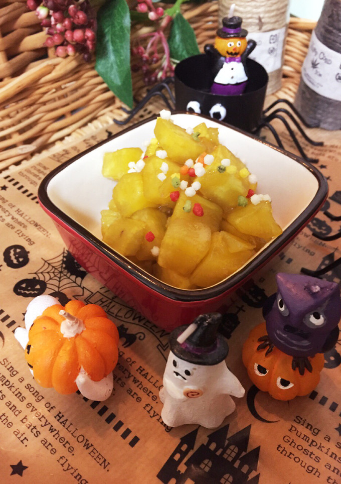 大学芋風サツマイモの煮物-レシピのメイン写真
