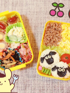 簡単!キャラ弁♡ひつじのショーン-レシピのメイン写真