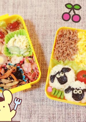 簡単！キャラ弁♡ひつじのショーン-レシピのメイン写真