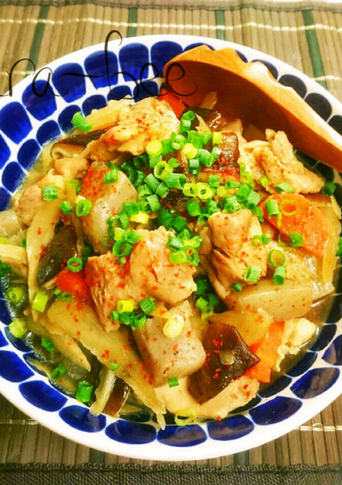 居酒屋風♡鶏と根菜のほっこり煮込み-レシピのメイン写真