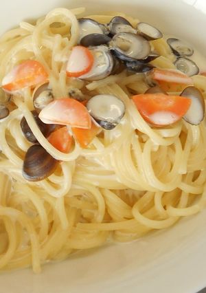 しじみたっぷりクリームパスタ-レシピのメイン写真