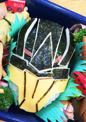 キャラ弁★ジュウオウザワールド#ライノス-レシピのメイン写真