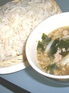 スタミナつくよ★豚ひき肉のつけそうめん-レシピのメイン写真