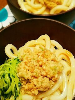 冷やし鶏肉みそうどん-レシピのメイン写真