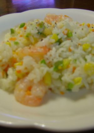 簡単だよ～えびピラフ★野菜はありあわせ！-レシピのメイン写真
