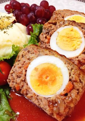 簡単♪ミートローフ＊特製ソース-レシピのメイン写真