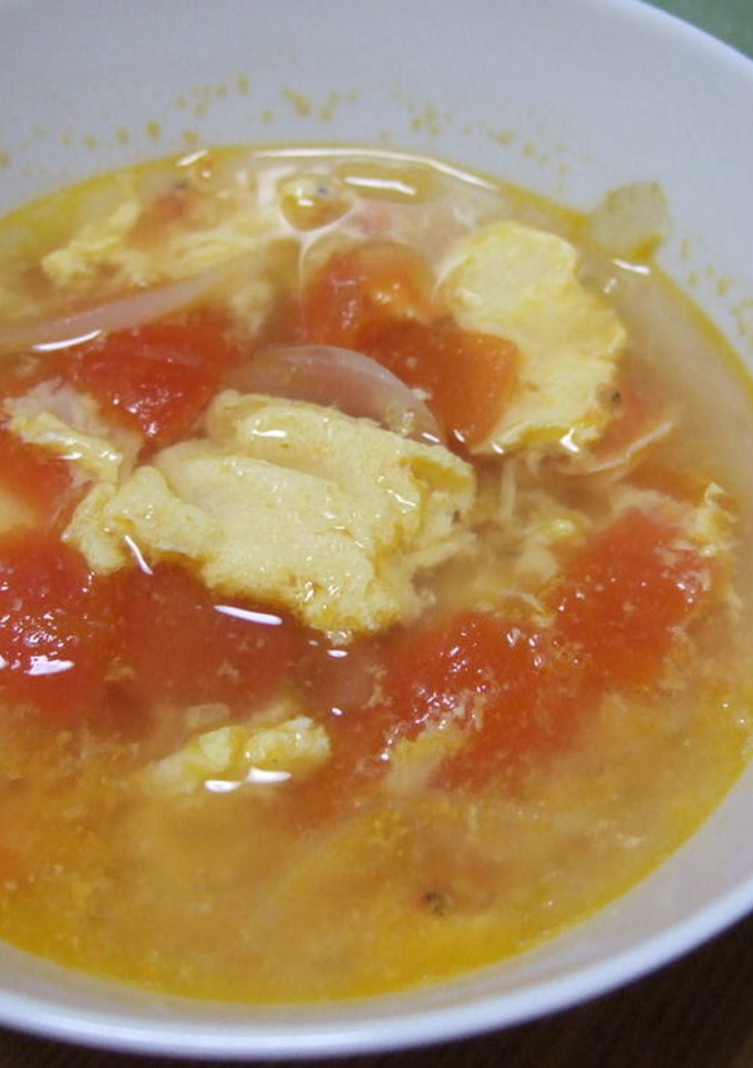 旨みたっぷり★トマトと卵の中華スープ-レシピのメイン写真