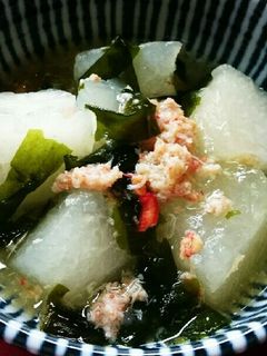 おもてなしに!!冬瓜のかに餡掛け!-レシピのメイン写真