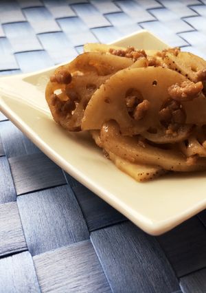簡単！ご飯が進む！蓮根のスタミナきんぴら-レシピのメイン写真