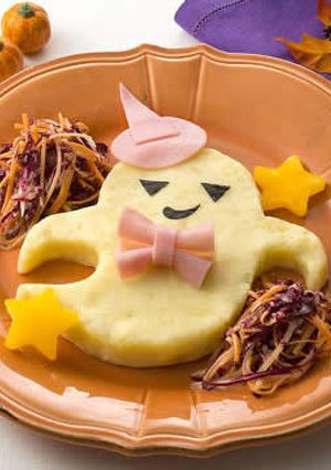 ハロウィンおばけのポテトサラダ-レシピのメイン写真