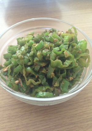 ししとうと青唐辛子の味噌炒め-レシピのメイン写真