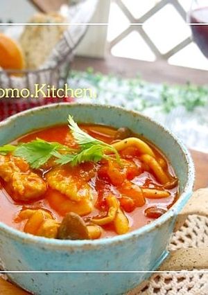 発泡酒で作る＊チキンのトマト煮込み-レシピのメイン写真