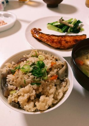 鶏ごぼうの炊き込みご飯-レシピのメイン写真