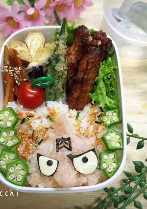 昭和アニメキャラ弁！キン肉マン-レシピのメイン写真